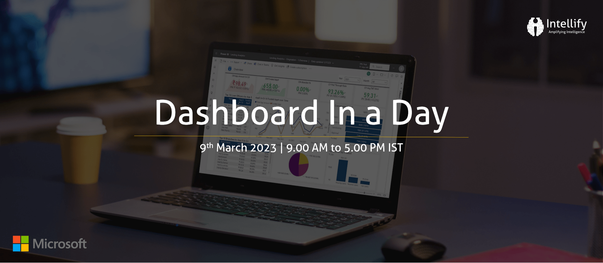 Microsoft Power BI : Dashboard In a Day Workshop – 9 March 2023