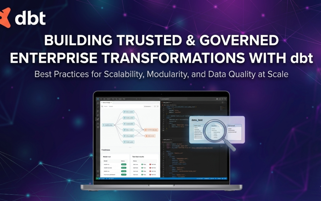 DBT best practices for scalable data transformation at Enterprise scale