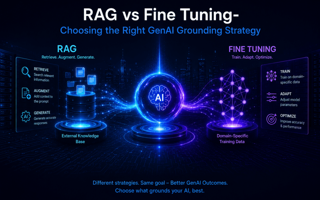 RAG vs Fine-Tuning: Choosing the Right GenAI Grounding Strategy