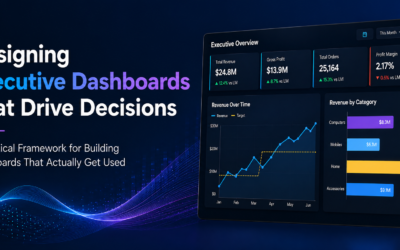 Designing Executive Dashboards That Drive Decisions